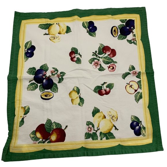 Villeroy & Boch French Garden Cotton Napkins - Set Of 4 Oversized 21'x21' Floral Napkins - View #10